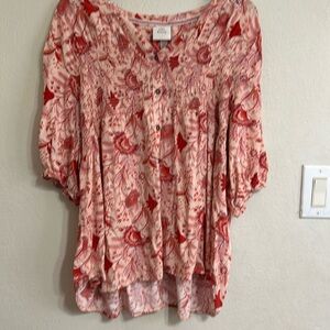 Knox Rose Boho type shirt XL